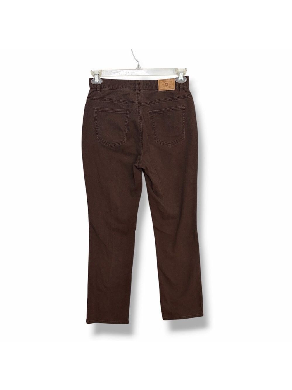 Vintage Ralph Lauren Jeans Co Brown Straight Leg Jeans Size 6 - Picture 3 of 8